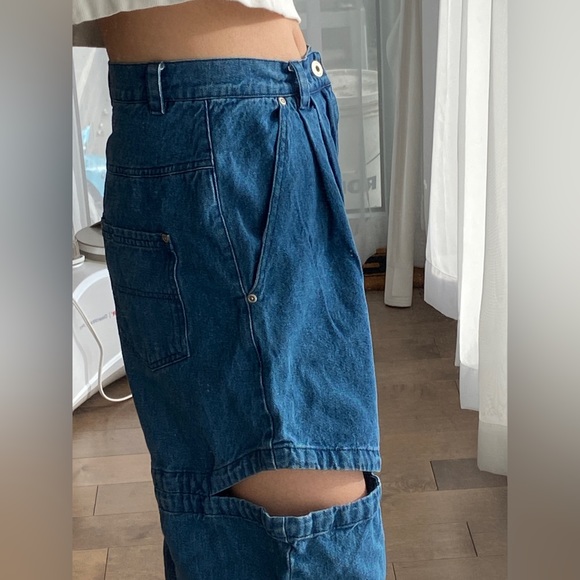 PAM Bri Bri Contrast Stitching Jeans - Picture 4 of 8
